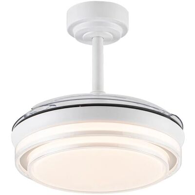 Wonderlamp - Ventilador de techo Mesina Mini con luz - Blanco - Ventilador con luz Wonderlamp - Ventilador de techo Mesina Mini con luz - Blanco - Ventilador con luz
