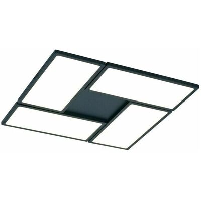 CristalRecord Schwarzes dimmbares LED-Deckenlicht - Deckenleuchte CristalRecord Schwarzes dimmbares LED-Deckenlicht - Deckenleuchte