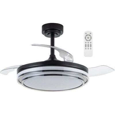 Wonderlamp - Ventilador de techo con luz - Negro - 72W Wonderlamp - Ventilador de techo con luz - Negro - 72W