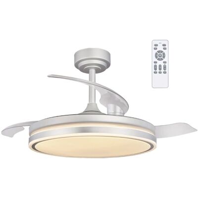 Wonderlamp - Ventilador de Techo con Luz LED y Aspas Retráctiles - 72W Wonderlamp - Ventilador de Techo con Luz LED y Aspas Retráctiles - 72W