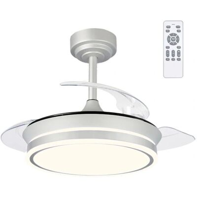 WONDERLAMP Ventilador de Techo con Luz y Aspas Plegables - Tamaño Mediano WONDERLAMP Ventilador de Techo con Luz y Aspas Plegables - Tamaño Mediano