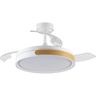 Ventilador de Techo Wonderlamp con Luz - Aspas Retráctiles, LED 72W, Motor DC Ventilador de Techo Wonderlamp con Luz - Aspas Retráctiles, LED 72W, Motor DC