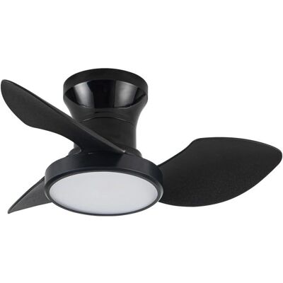 Ventilador de Techo LED Negro Wonderlamp - Motor DC Silencioso - 20W Ventilador de Techo LED Negro Wonderlamp - Motor DC Silencioso - 20W