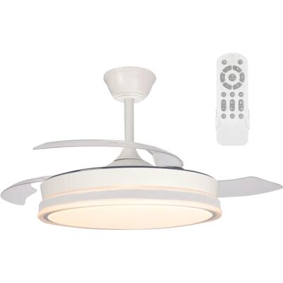 Wonderlamp Wit Uittrekbaar Blad Plafondventilator - Ventilator Wonderlamp Wit Uittrekbaar Blad Plafondventilator - Ventilator