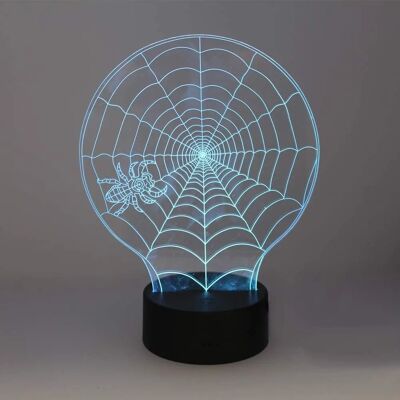 CristalRecord Ragno 3D Lampada da tavolo Halloween - Lampada da tavolo CristalRecord Ragno 3D Lampada da tavolo Halloween - Lampada da tavolo