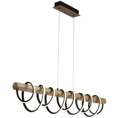 Cristal Record Rever Lampada a sospensione LED - 49W - Marrone Cristal Record Rever Lampada a sospensione LED - 49W - Marrone