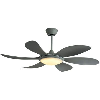 Ventilador de Techo WONDERLAMP Mary Plata con Luz LED - 115cm Ventilador de Techo WONDERLAMP Mary Plata con Luz LED - 115cm