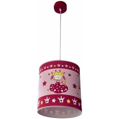 Lámpara Colgante Princesa Rosa - Decoración para Niños Lámpara Colgante Princesa Rosa - Decoración para Niños