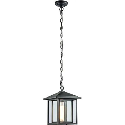 Wonderlamp Lampada a sospensione esterna nera - Stile retrò Wonderlamp Lampada a sospensione esterna nera - Stile retrò