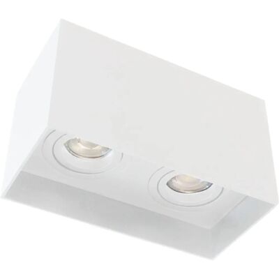 Wonderlamp Foco de superficie Classic Blanco - 2 luces Wonderlamp Foco de superficie Classic Blanco - 2 luces