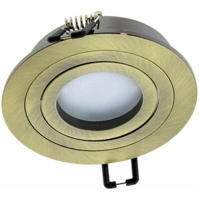 Cristalrecord Anello Incasso Helium Old Gold - Illuminazione Cristalrecord Anello Incasso Helium Old Gold - Illuminazione