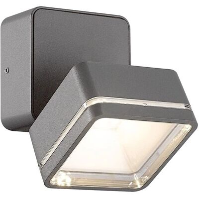 Cristalrecord Tivo Farol de Pared LED Exterior - IP54 6W 4000K Cuadrado Cristalrecord Tivo Farol de Pared LED Exterior - IP54 6W 4000K Cuadrado
