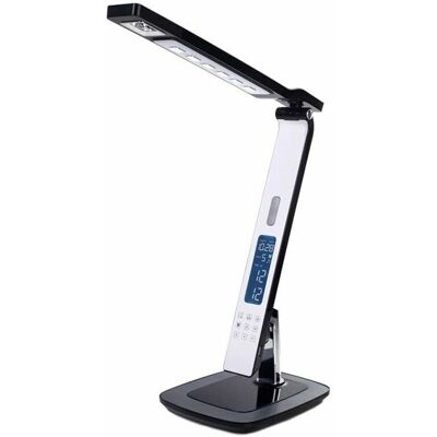 Lampada da scrivania LED Cristal Record - Allarme, 10W, Nero Lampada da scrivania LED Cristal Record - Allarme, 10W, Nero