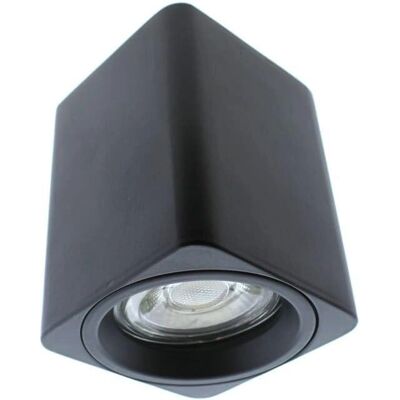 Cristal Record Illuminazione - Faretto Flin 1xGU10 Nero Quadrato Cristal Record Illuminazione - Faretto Flin 1xGU10 Nero Quadrato