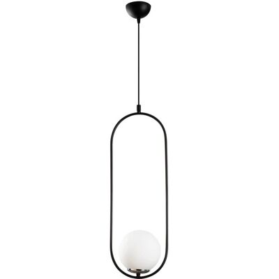 Wonderlamp Lampe de plafond moderne avec sphère en verre opale - Luminaire plafond - Publicité Wonderlamp Lampe de plafond moderne avec sphère en verre opale - Luminaire plafond - Publicité
