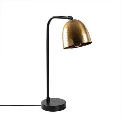 Lampe de table vintage Wonderlamp Asney noir or - Publicité Lampe de table vintage Wonderlamp Asney noir or - Publicité