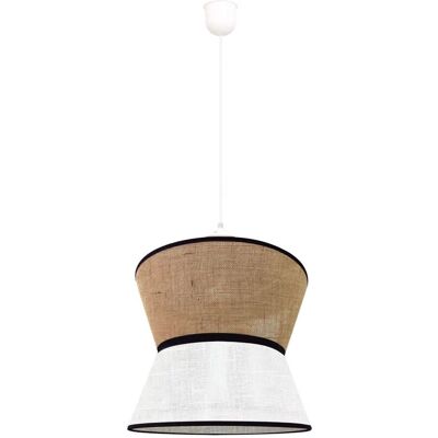 Wonderlamp Suspension en Lin Rústique Fait Main - Publicité Wonderlamp Suspension en Lin Rústique Fait Main - Publicité