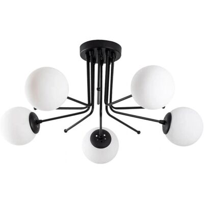 Cristal Record Lighting 12 Deco Lámpara de Techo 5 luces - Lámpara de Techo Cristal Record Lighting 12 Deco Lámpara de Techo 5 luces - Lámpara de Techo