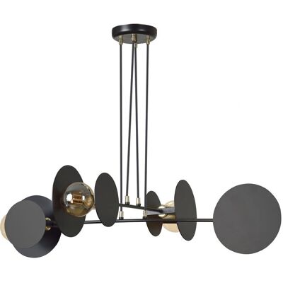 Wonderlamp Suspension Noire - Lampe LED Moderne - Publicité Wonderlamp Suspension Noire - Lampe LED Moderne - Publicité