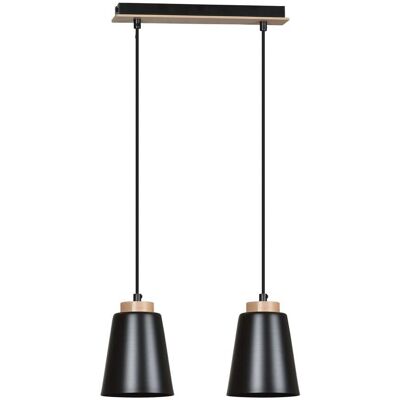 Wonderlamp - 2-Lamp - Noir - Suspension - Publicité Wonderlamp - 2-Lamp - Noir - Suspension - Publicité