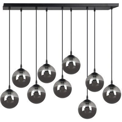 Wonderlamp Suspension Vintage - 9 Sphères en Verre - Hauteur Réglable - Publicité Wonderlamp Suspension Vintage - 9 Sphères en Verre - Hauteur Réglable - Publicité