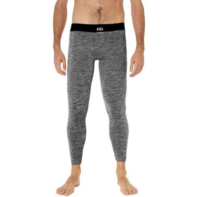 Sport Hg HG-9030 Men's Black/Grey Sports Leggings - sports leggings Sport Hg HG-9030 Men's Black/Grey Sports Leggings - sports leggings