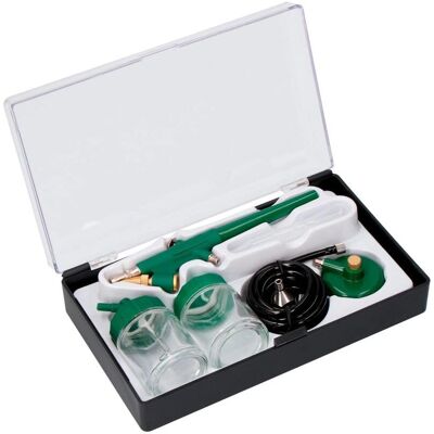 Kit de aerógrafo Mota - Función de pulverización - 2 bares - Pintura - 360 g - Kit de aerógrafo Kit de aerógrafo Mota - Función de pulverización - 2 bares - Pintura - 360 g - Kit de aerógrafo