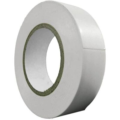 WOLFPACK Witte Isolatieband - 20m x 19mm - PVC, Hoge Kwaliteit, Flexibel WOLFPACK Witte Isolatieband - 20m x 19mm - PVC, Hoge Kwaliteit, Flexibel