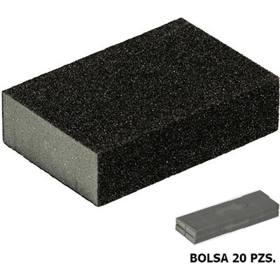 Wolfpack - Bloc de papier de verre à grain fin (20 pièces) Wolfpack - Bloc de papier de verre à grain fin (20 pièces)