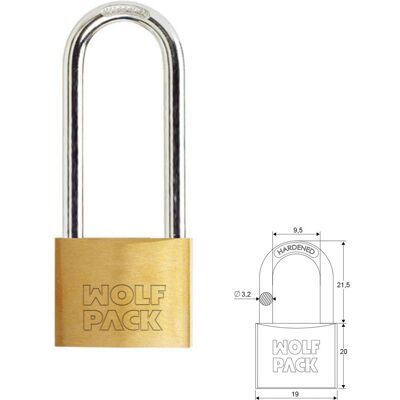 Ferrotools - Cadenas en Laiton 20mm - Verrou de Sécurité - Publicité Ferrotools - Cadenas en Laiton 20mm - Verrou de Sécurité - Publicité