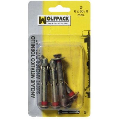 Vis d'ancrage métallique WOLFPACK 8x80/10 mm - Vis/boulon - Publicité Vis d'ancrage métallique WOLFPACK 8x80/10 mm - Vis/boulon - Publicité