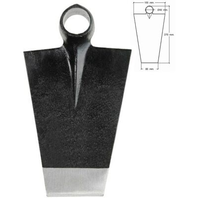 Outil Forgé 08180015 Hoe - Acier, 910g, pour jardinage Outil Forgé 08180015 Hoe - Acier, 910g, pour jardinage