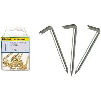 WOLFPACK 6200500 Clous - Acier 14x30mm - Pack de 20 WOLFPACK 6200500 Clous - Acier 14x30mm - Pack de 20