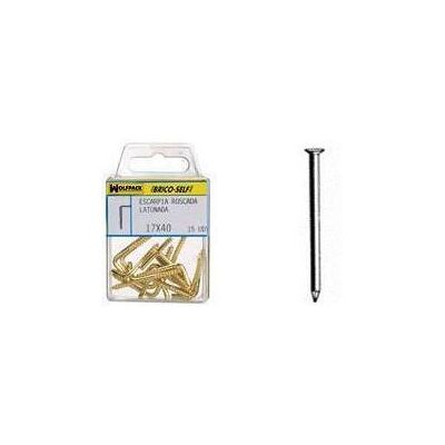 Clous WOLFPACK - Acier laqué conique 1,50x20 mm - 60 pièces Clous WOLFPACK - Acier laqué conique 1,50x20 mm - 60 pièces