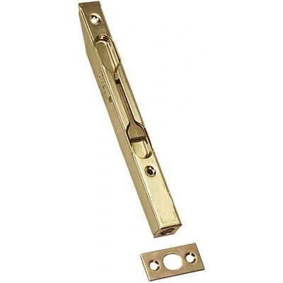 WOLFPACK Verrou en laiton 200mm - Serrure de porte encastrée - Publicité WOLFPACK Verrou en laiton 200mm - Serrure de porte encastrée - Publicité