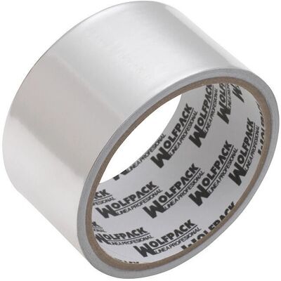 Ruban adhésif en aluminium WOLFPACK - 48mm x 5m - 66 microns - Ventilation et isolation Ruban adhésif en aluminium WOLFPACK - 48mm x 5m - 66 microns - Ventilation et isolation