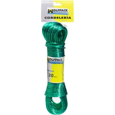 Câble en acier Wolfpack 3,5mm 20m - Usage domestique Câble en acier Wolfpack 3,5mm 20m - Usage domestique