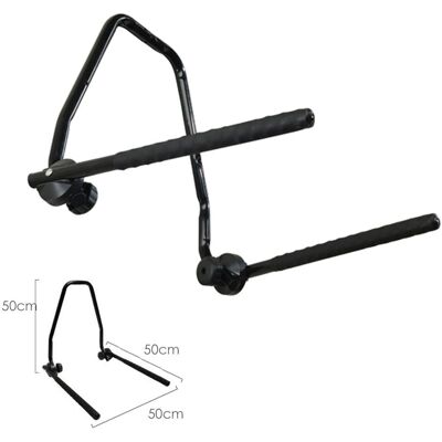 WOLFPACK LINEA PROFESIONAL Uchwyt na rower na ścianę Wielofunkcyjny - Stal - Obsługuje 30kg WOLFPACK LINEA PROFESIONAL Uchwyt na rower na ścianę Wielofunkcyjny - Stal - Obsługuje 30kg