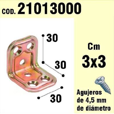 Wolfpack Linea Profesional Kit de Montage - Angles 30x30x30 mm Wolfpack Linea Profesional Kit de Montage - Angles 30x30x30 mm