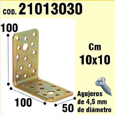 Forged Tool 21013030 - Support pour Bois 50x100x100mm - Kit de Montage Forged Tool 21013030 - Support pour Bois 50x100x100mm - Kit de Montage