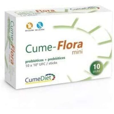 Cumediet Cume-Flora Mini - Probióticos 10 unidades Cumediet Cume-Flora Mini - Probióticos 10 unidades