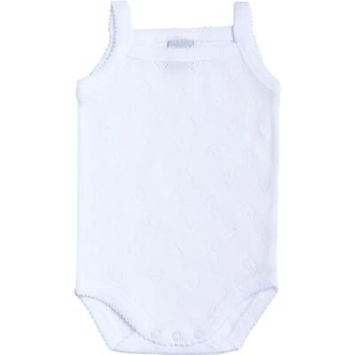 BABIDU Baby Body med smala axelband och hjärtemönster - Babykläder BABIDU Baby Body med smala axelband och hjärtemönster - Babykläder