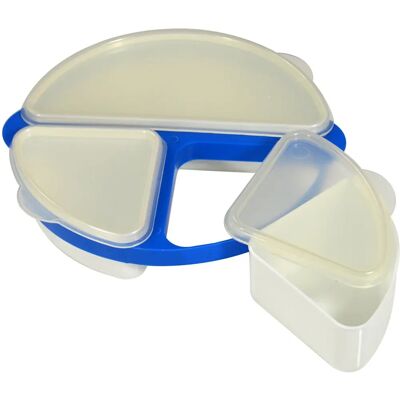 Contenitore microonde Jocca - 3 scomparti - 21,5x22x6,3cm Contenitore microonde Jocca - 3 scomparti - 21,5x22x6,3cm