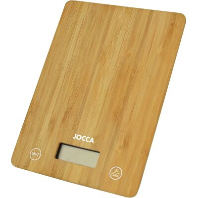 Jocca - Bilancia elettronica da cucina - 5kg - Marrone Jocca - Bilancia elettronica da cucina - 5kg - Marrone