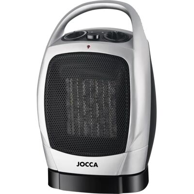 Riscaldatore in ceramica Jocca - Oscillante 60° - Termostato regolabile - Basso consumo Riscaldatore in ceramica Jocca - Oscillante 60° - Termostato regolabile - Basso consumo