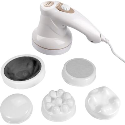 Jocca 6017 Massageapparaat - Vibratiefunctie, 5 Houders - Batterijvoeding Jocca 6017 Massageapparaat - Vibratiefunctie, 5 Houders - Batterijvoeding