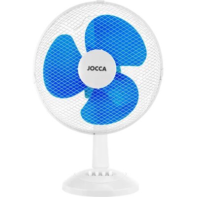 Jocca 1468 Kék Forgó Asztali Ventilátor - 30cm, 3 sebesség Jocca 1468 Kék Forgó Asztali Ventilátor - 30cm, 3 sebesség
