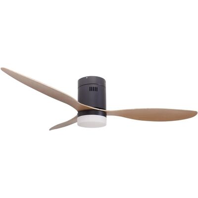 Ventilateur de plafond noir Jocca 2173 avec lumière et 6 vitesses Ventilateur de plafond noir Jocca 2173 avec lumière et 6 vitesses