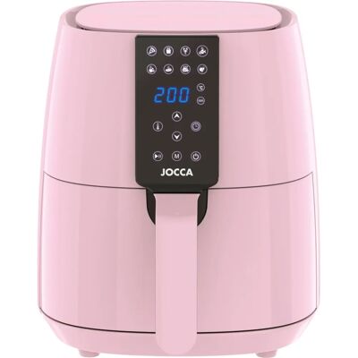 Jocca Rosa Heißluftfritteuse - 3,8L - Digital - Gesünderes Kochen Jocca Rosa Heißluftfritteuse - 3,8L - Digital - Gesünderes Kochen