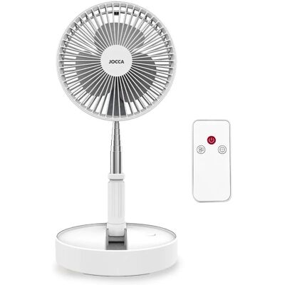 Ventilatore portatile senza fili Jocca - 3 velocità, 4 modalità - Leggero e pieghevole Ventilatore portatile senza fili Jocca - 3 velocità, 4 modalità - Leggero e pieghevole